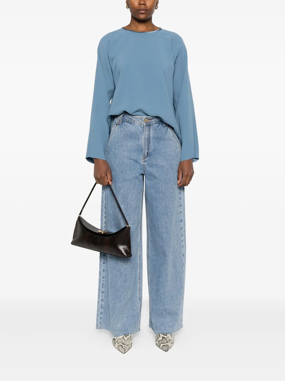 Forte Forte round-neck top - Blauw