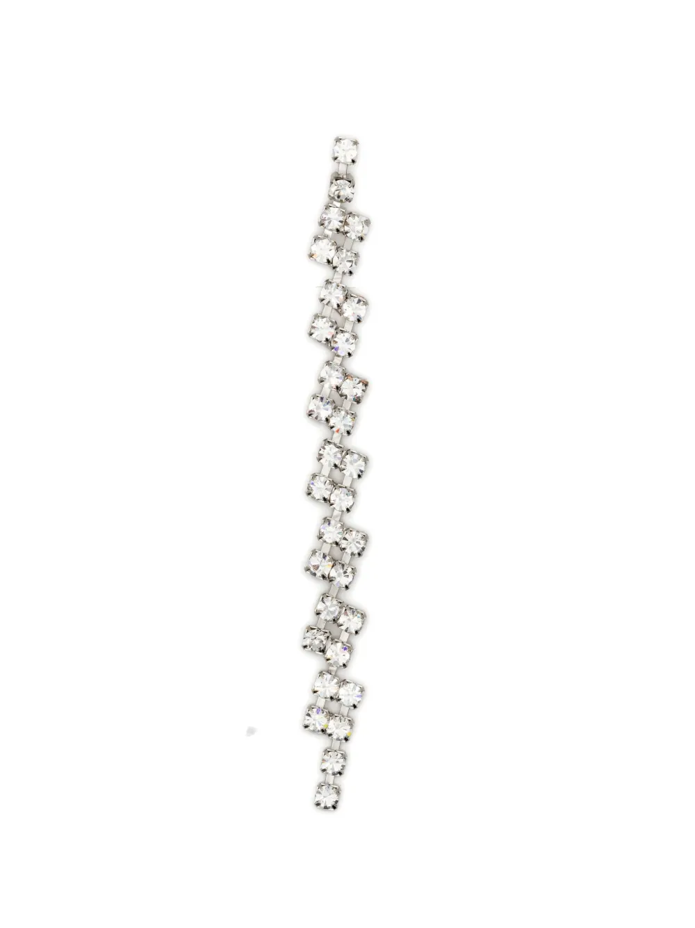 Forte Forte Crystal-embellished Drop Earrings In Silver