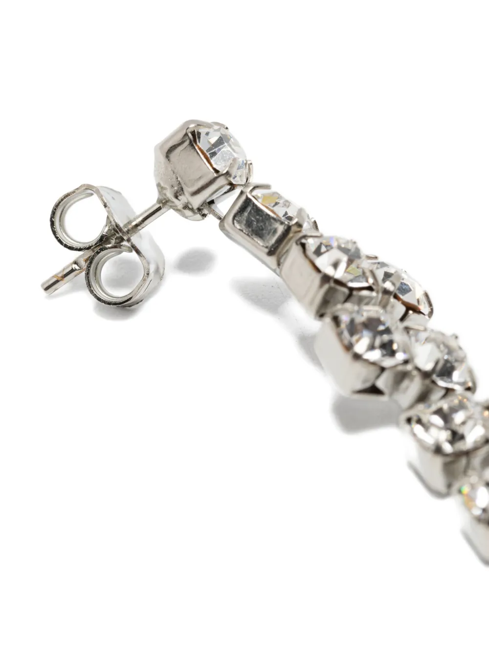 Forte Forte Crystal-embellished Drop Earrings In Silver