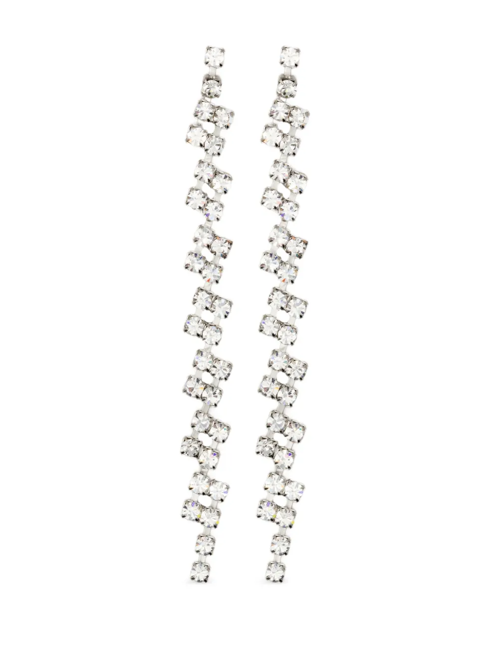 Forte Forte crystal-embellished drop earrings | Silver | Image 1