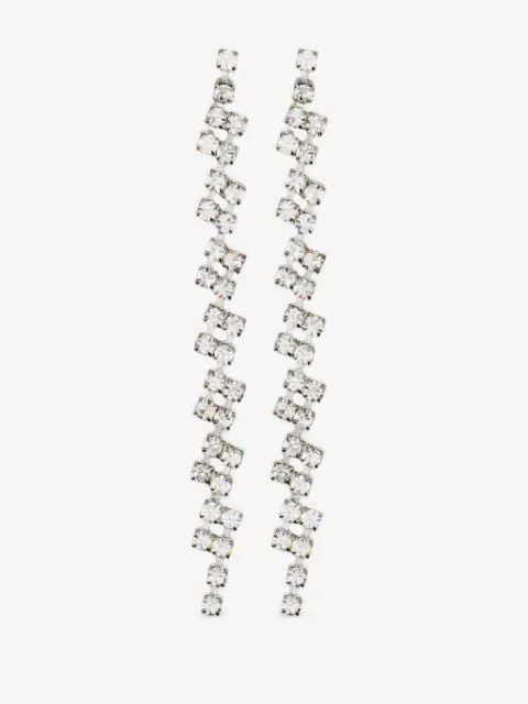 Forte Forte aretes con detalles de cristal