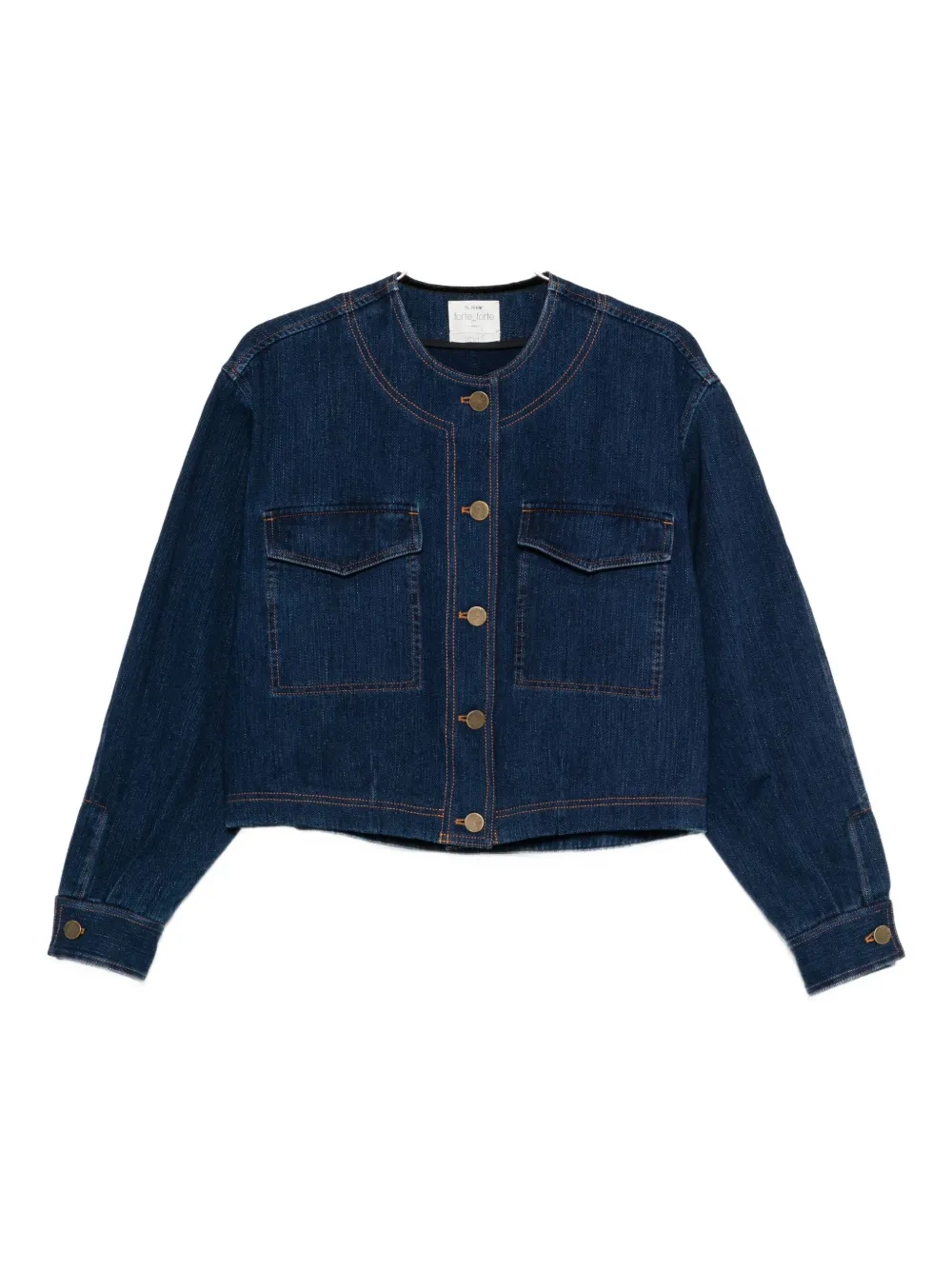 Forte Forte button-front patch-pocket jacket | Blue | Image 1