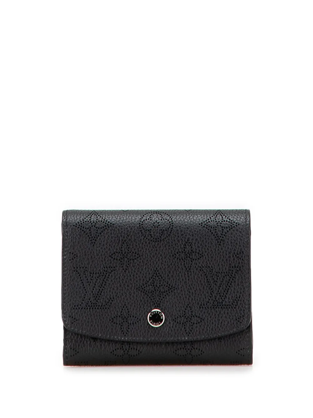 Louis Vuitton Pre-Owned 2021-2025 Monogram Mahina Iris Compact Wallet Louis Vuitton Pre-Owned 2021-2025 Monogram Mahina Iris Compact Wallet