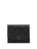 Louis Vuitton Pre-Owned 2021-2025 Monogram Mahina Iris Compact Wallet small wallets - Black