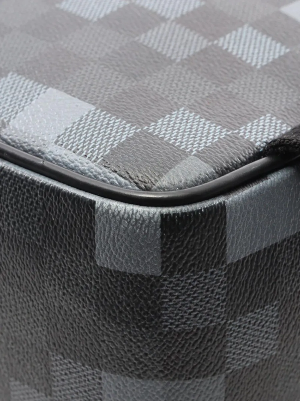 Pre-owned Louis Vuitton 2018 Damier Graphite Pixel Josh Backpack In Black