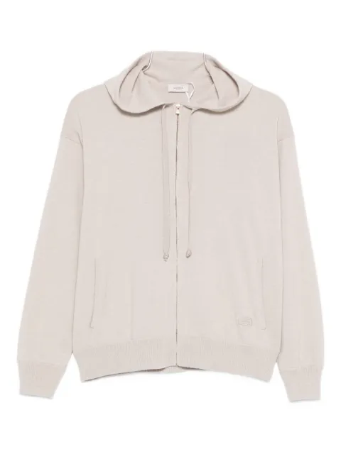 Agnona zip-fastening hoodie