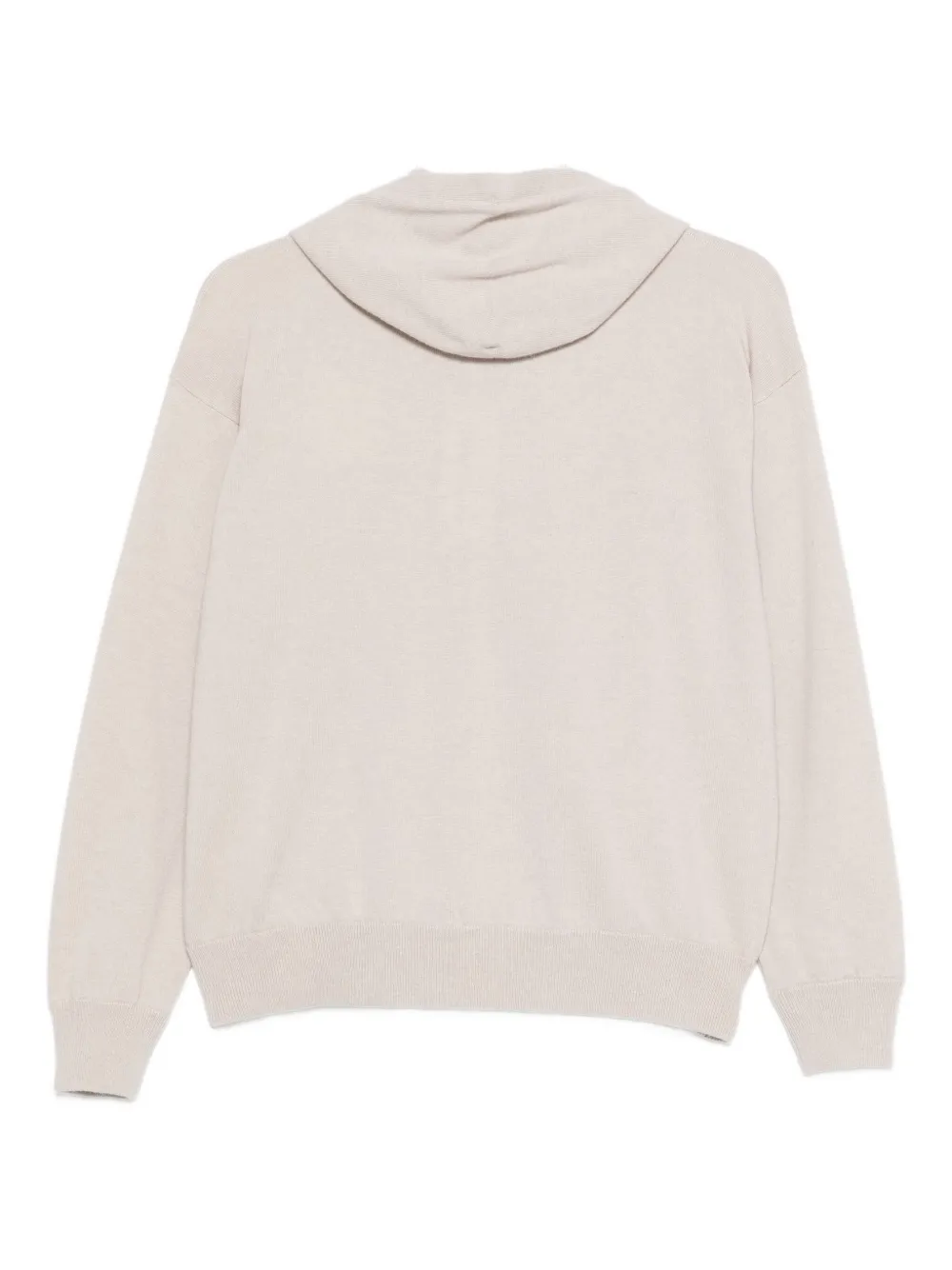 Agnona zip-fastening hoodie - Beige
