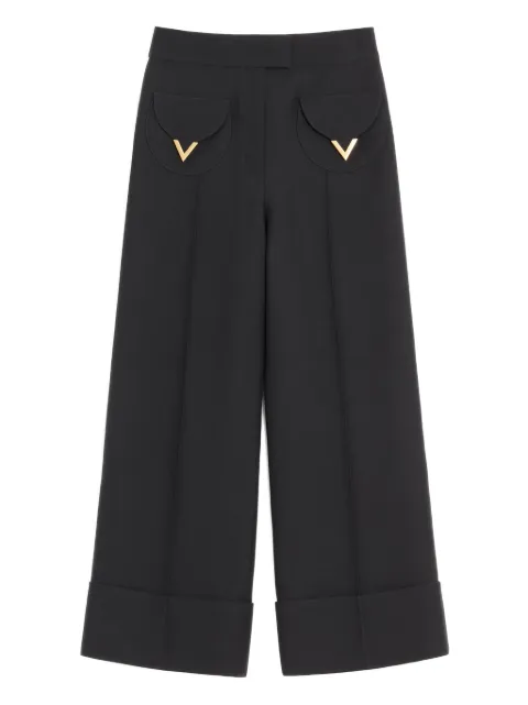 Valentino Garavani بنطال بأطراف مطوية