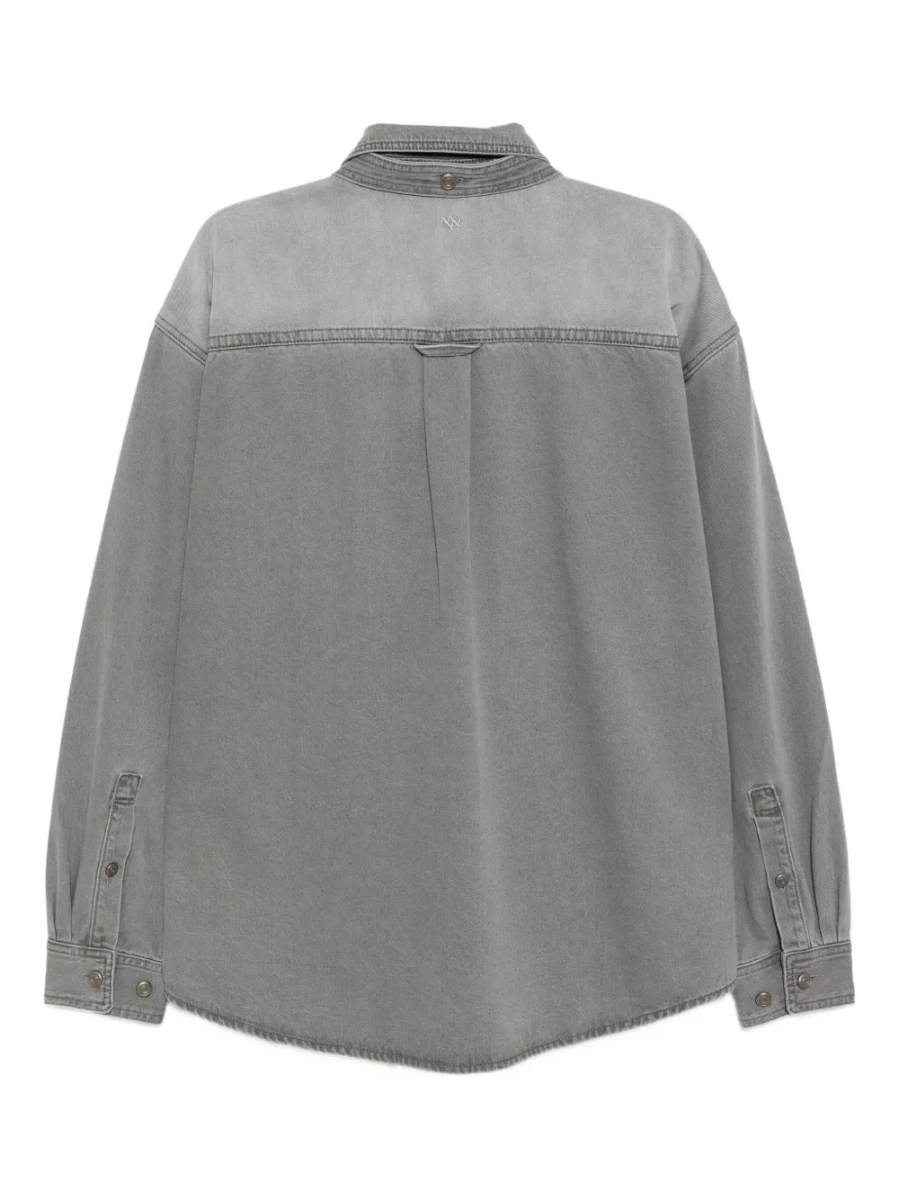 SONGZIO cat-embroidered denim shirt | Image 2