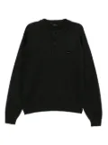 SONGZIO cat-embroidered sweatshirt - Grey