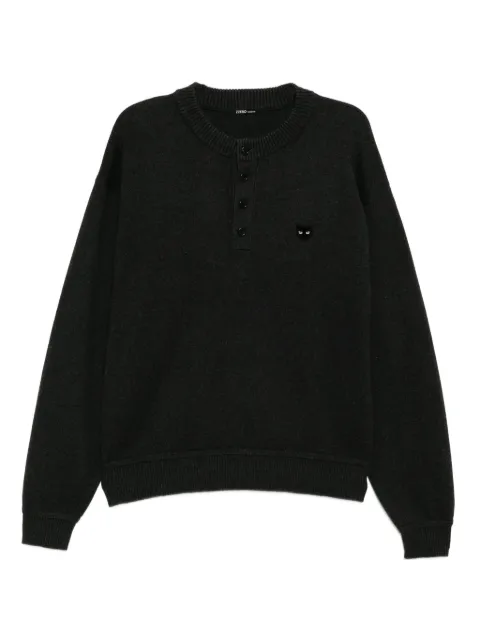SONGZIO cat-embroidered sweatshirt
