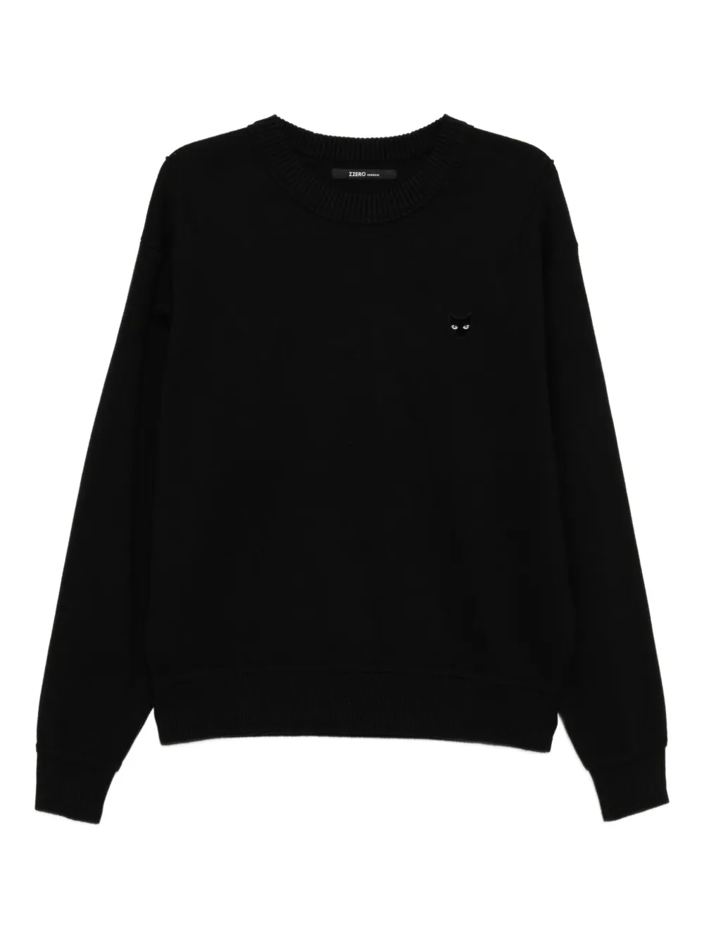 SONGZIO cat-embroidered sweatshirt | Black | Image 1