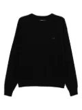 SONGZIO cat-embroidered sweatshirt - Black