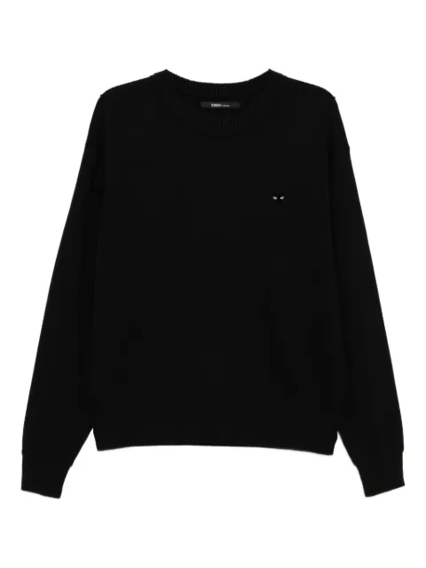 SONGZIO sudadera con gato bordado