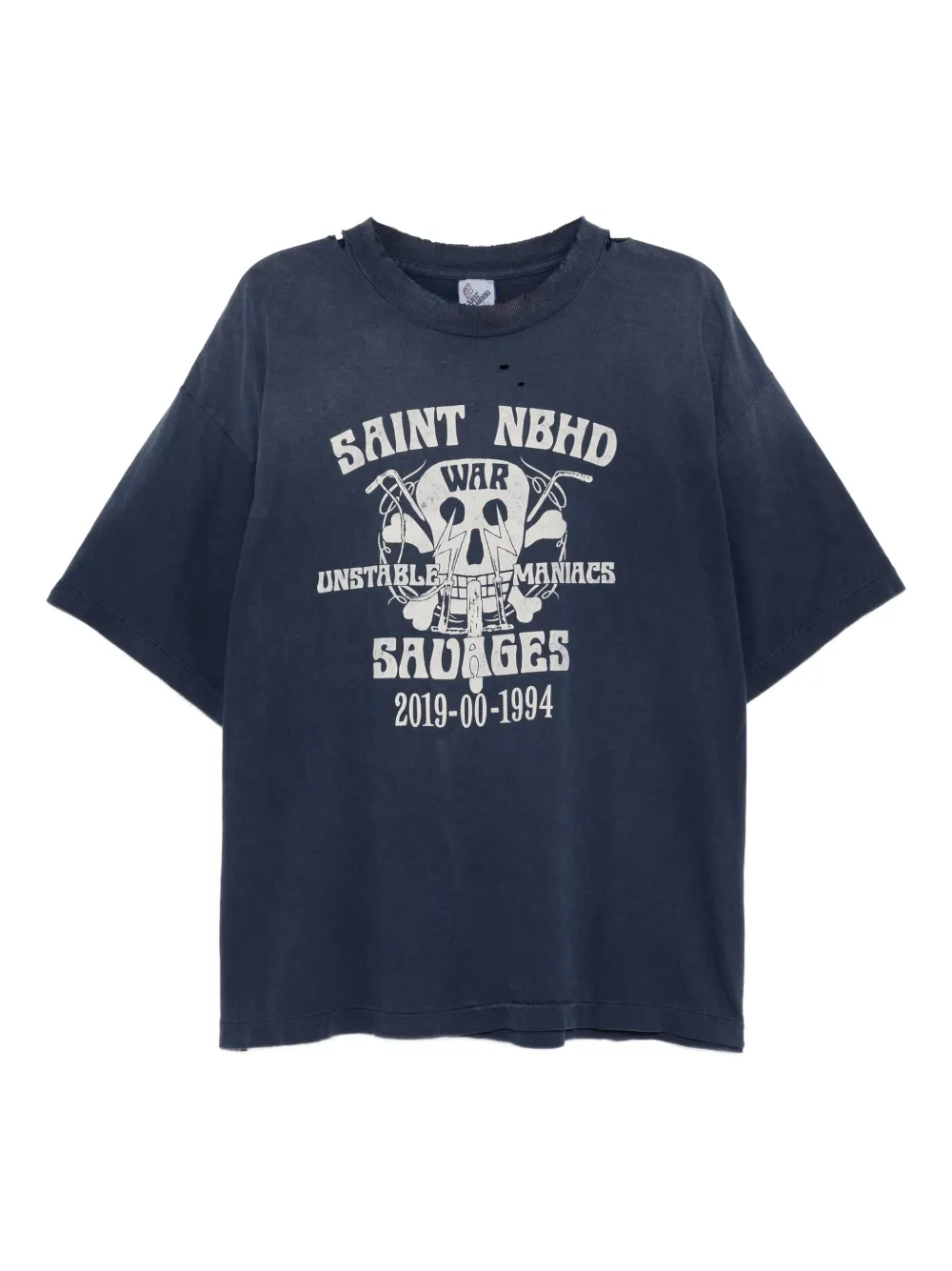 Le Mont Saint Michel x Neighborhood グラフィック Tシャツ - ブルー Le Mont Saint Michel x Neighborhood グラフィック Tシャツ - ブルー