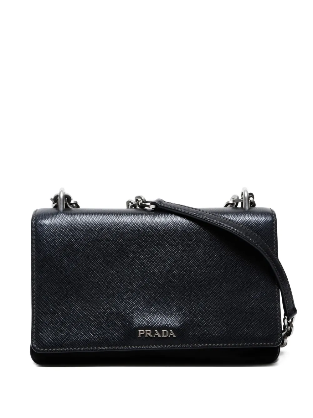 Prada Pre-Owned 2000-2020s medium leather shoulder bag | Black | Image 1