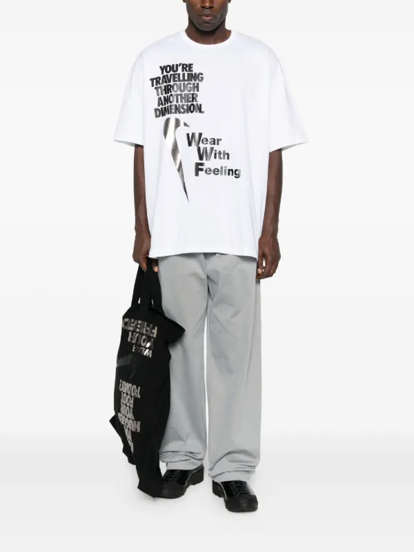 Black Comme Des Garçons プリント Tシャツ | ホワイト | FARFETCH JP