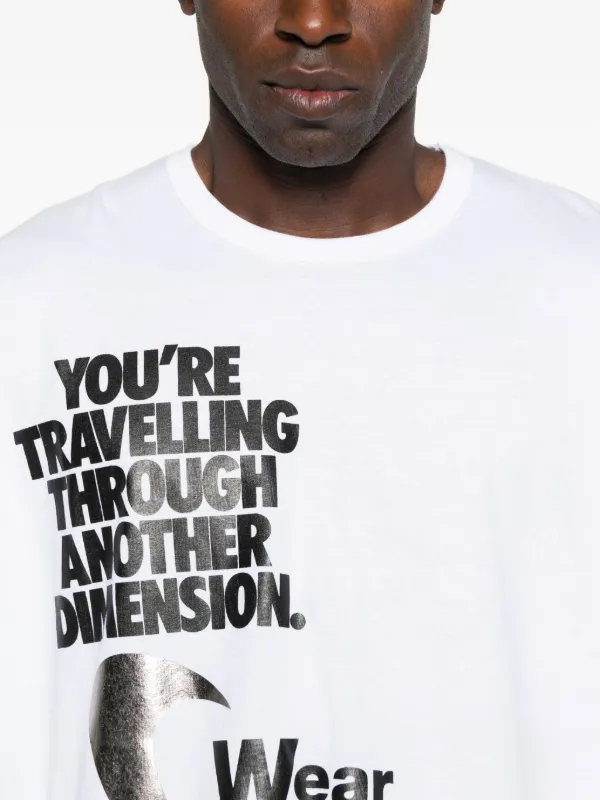 Black Comme Des Garçons プリント Tシャツ | ホワイト | FARFETCH JP