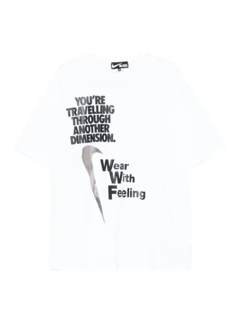 Black Comme Des Garçons printed T-shirt