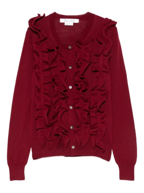 Comme Des Garçons Comme Des Garçons ruffled cardigan