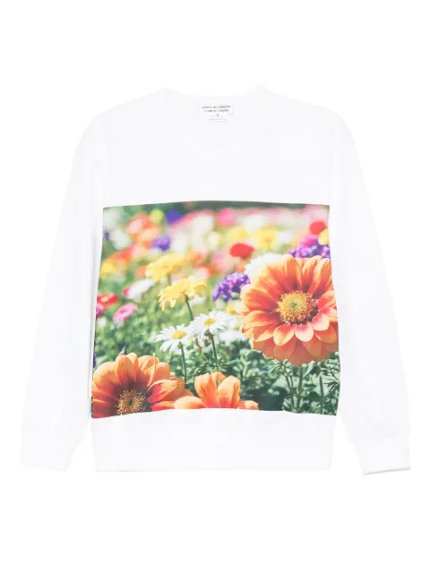 Comme Des Garçons Comme Des Garçons floral-print sweatshirt