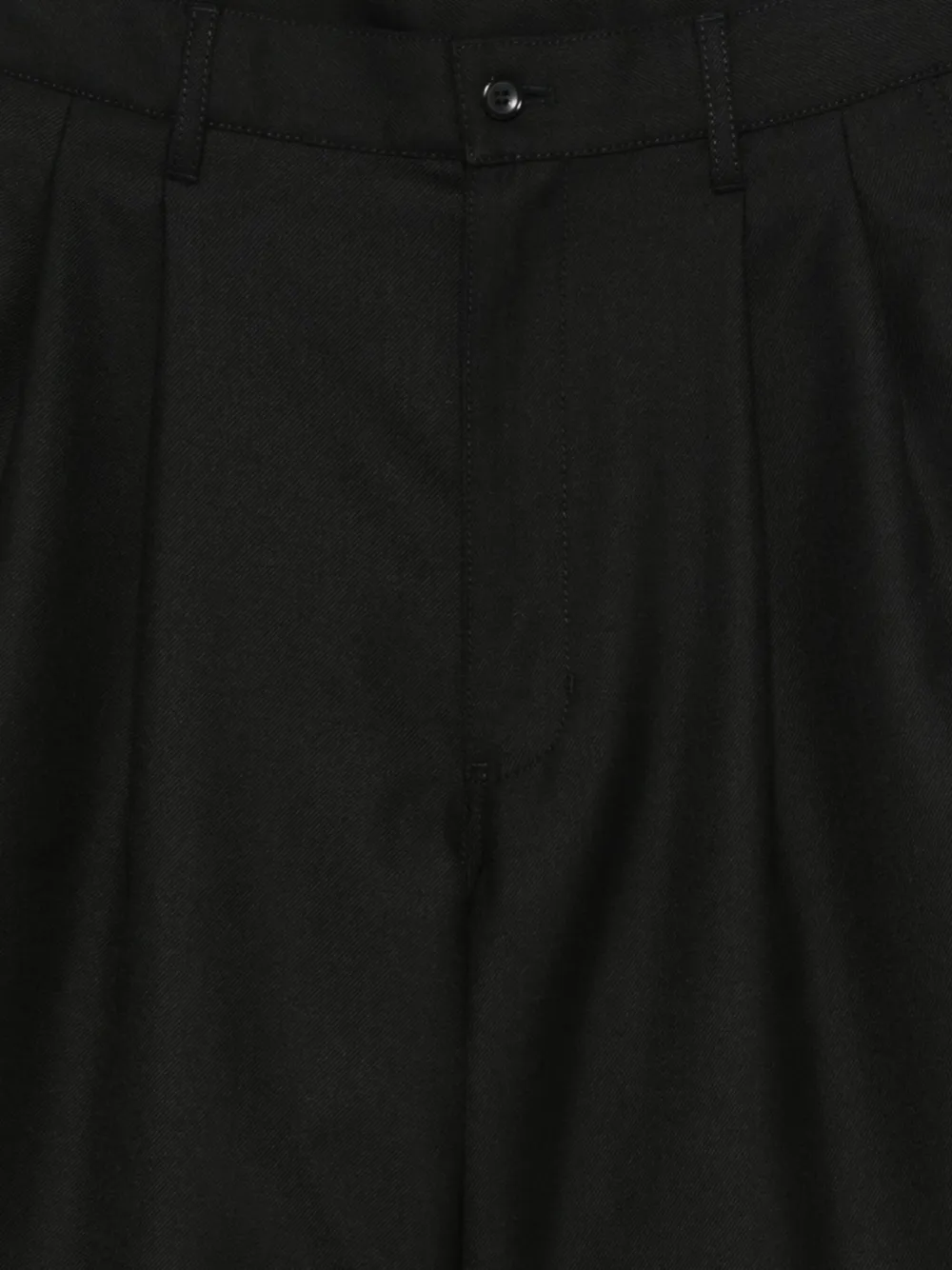 Comme Des Garçons Shirt Geplooide shorts Zwart