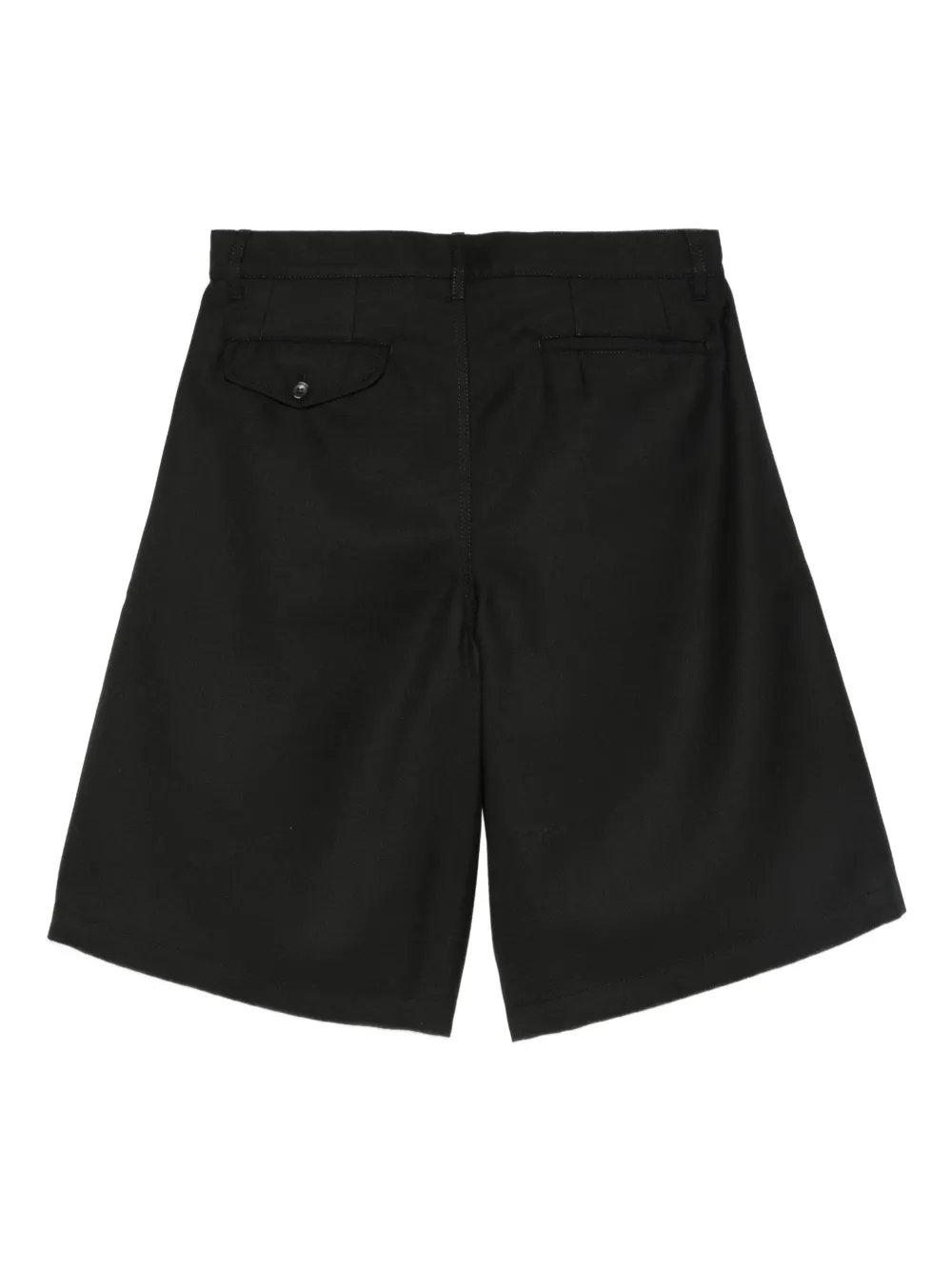 Comme Des Garçons Shirt pleated shorts - Zwart
