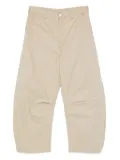Comme des Garçons Homme crinkled-leg trousers - Neutrals
