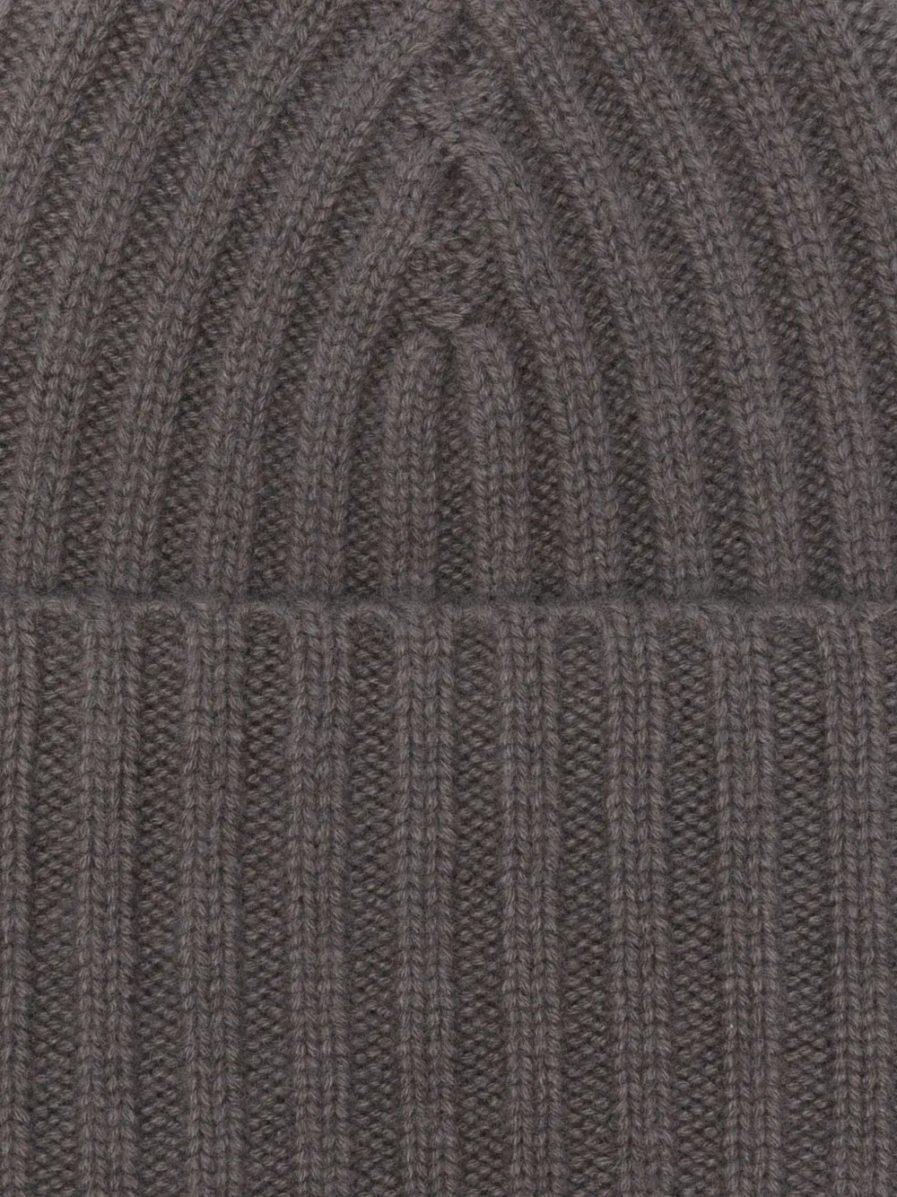 Liska Gerippte Kaschmirbeanie In Brown