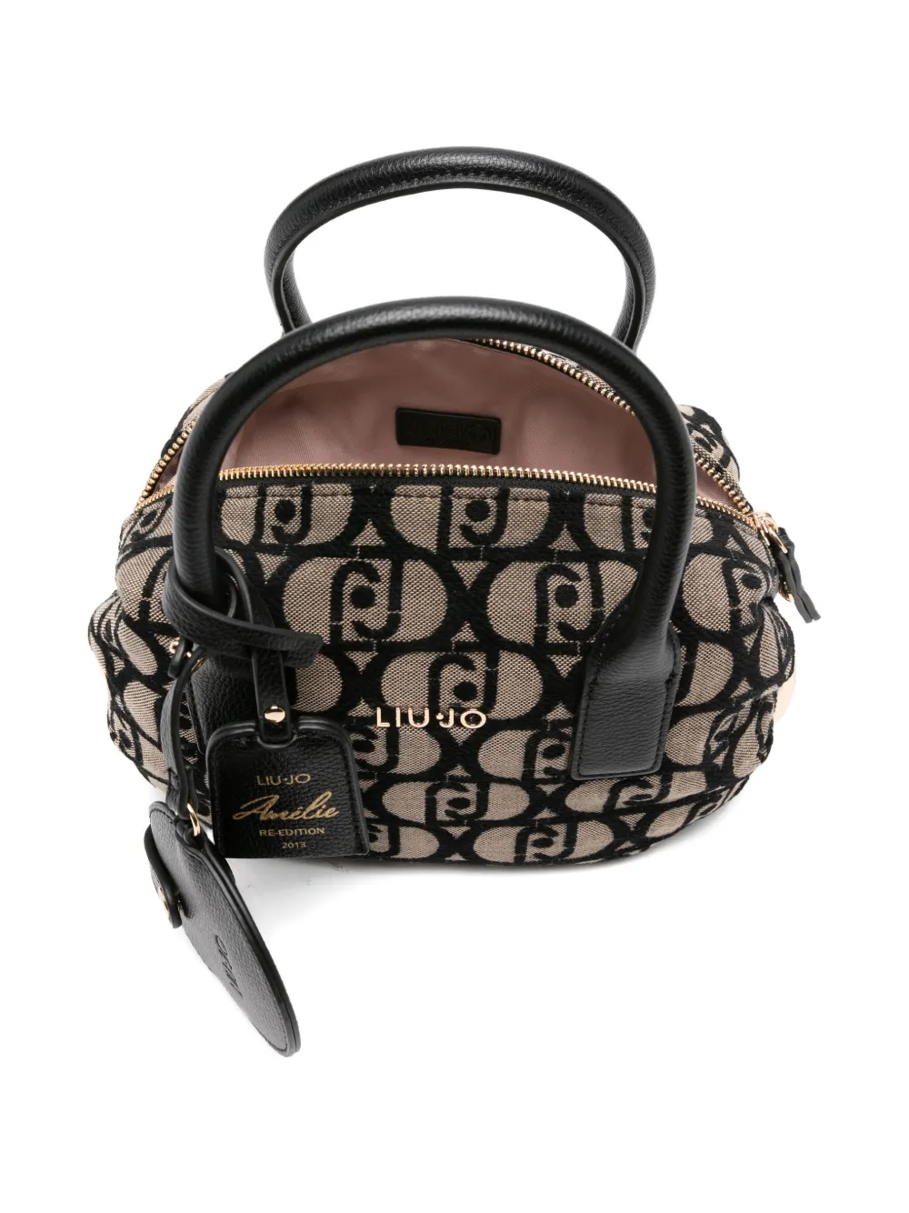 Liu •jo Logo-plaque Tote Bag In Neutral