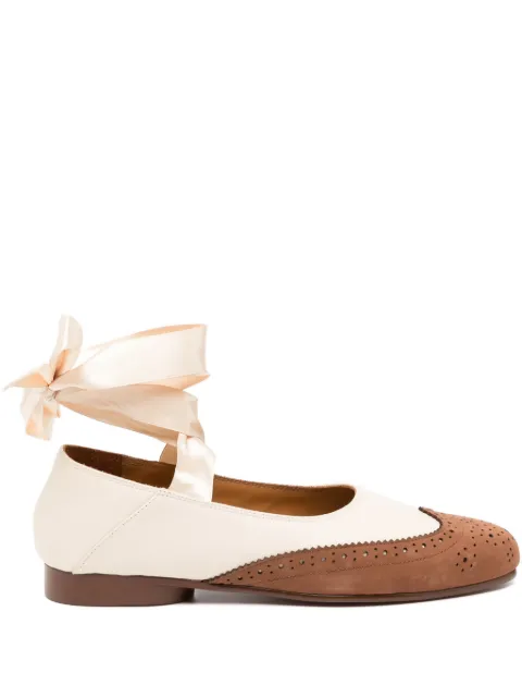 MASU wing tip ballet shoes