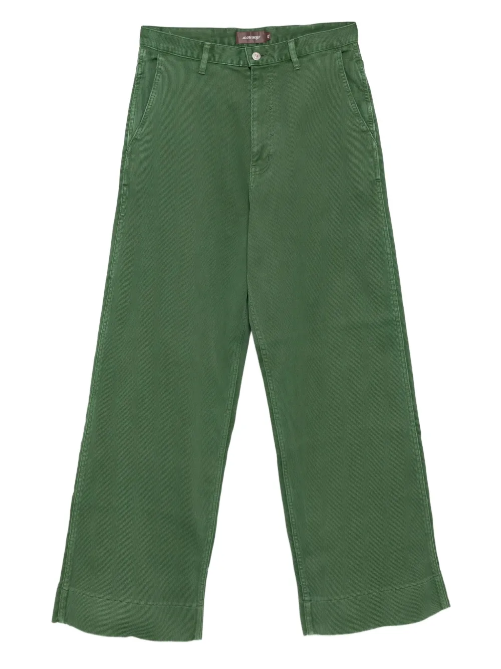 MASU Pique trousers | Green | Image 1