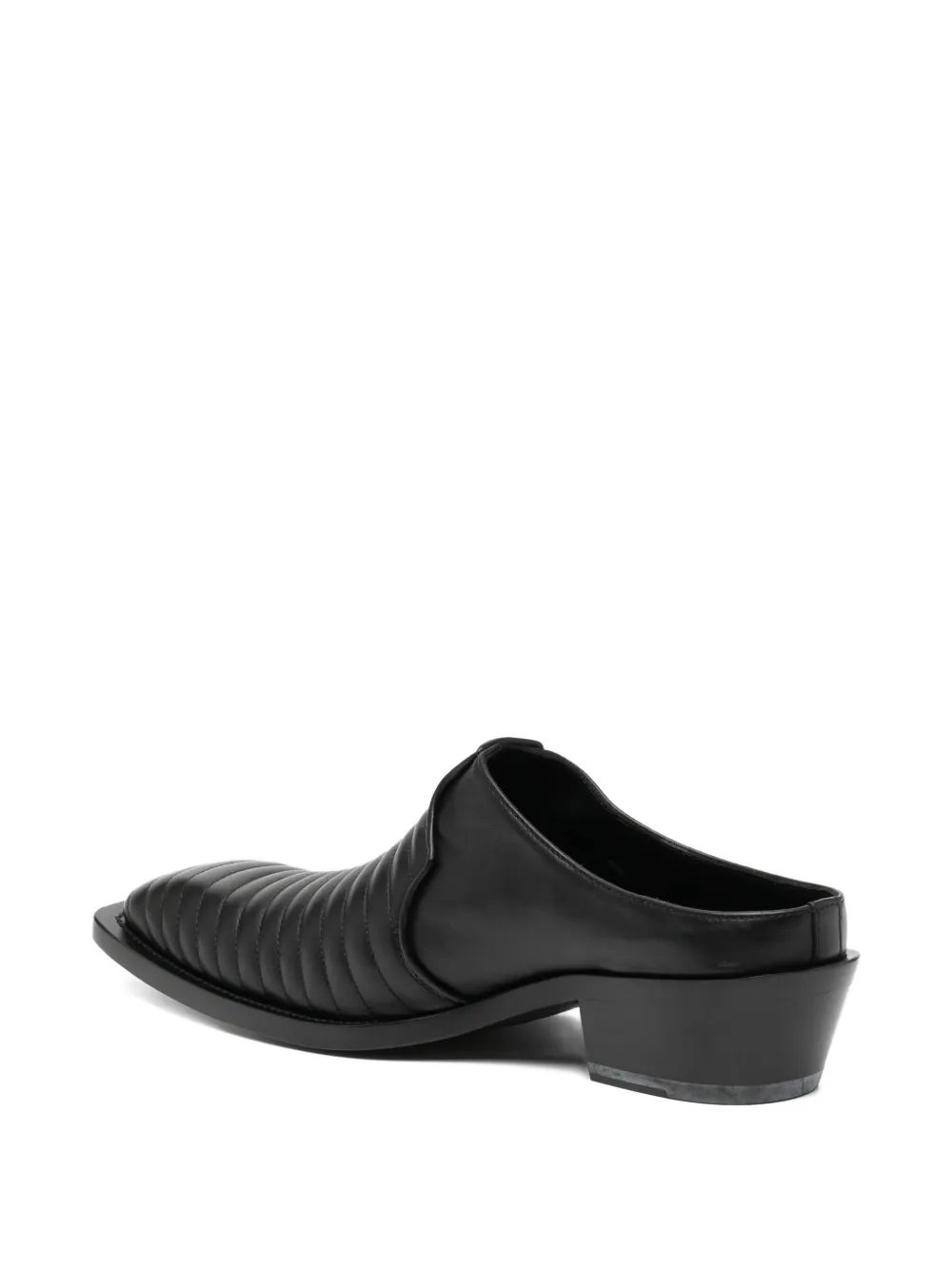 Martine Rose Cowboy mules Black