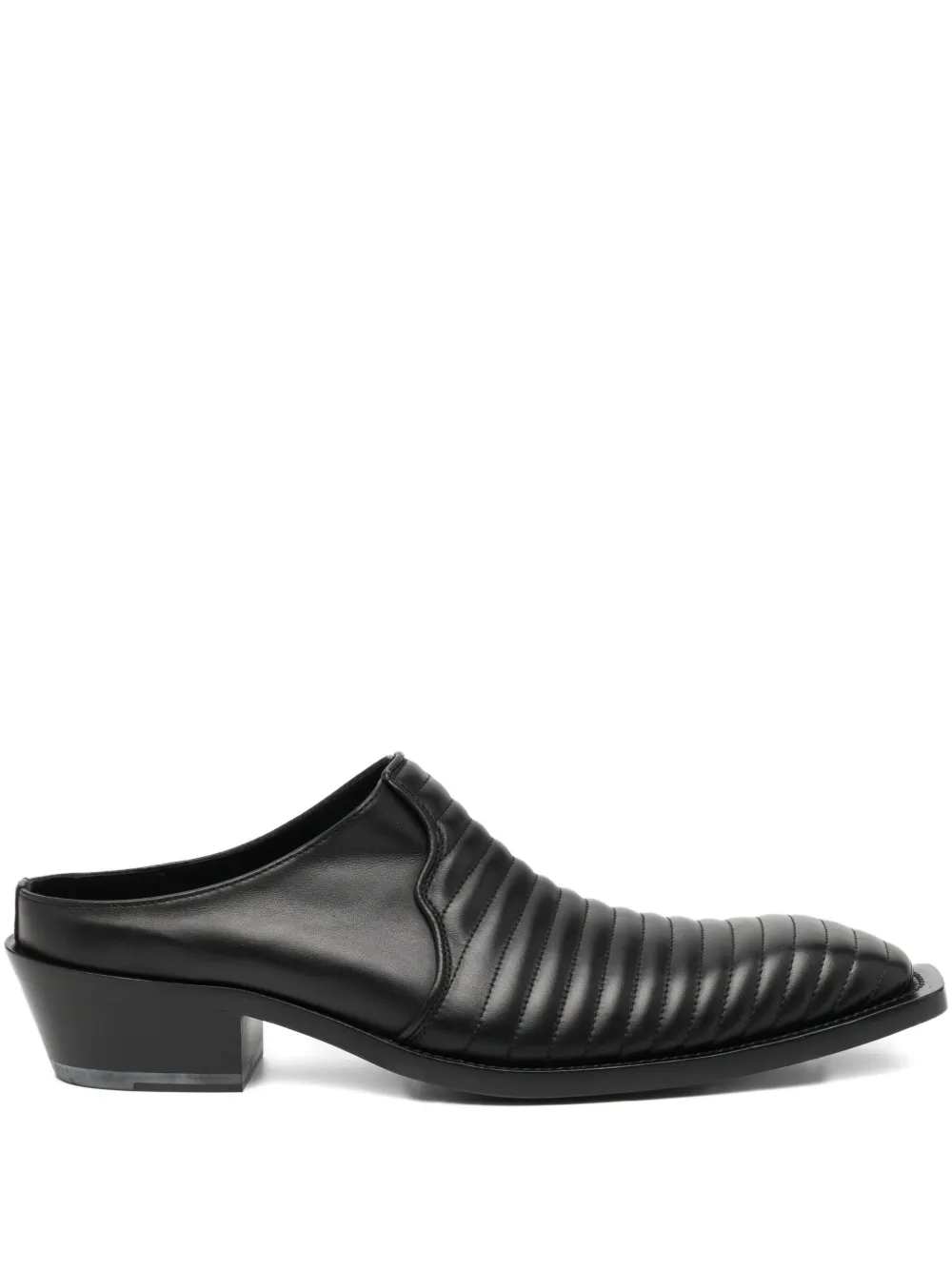 Martine Rose Cowboy mules Black