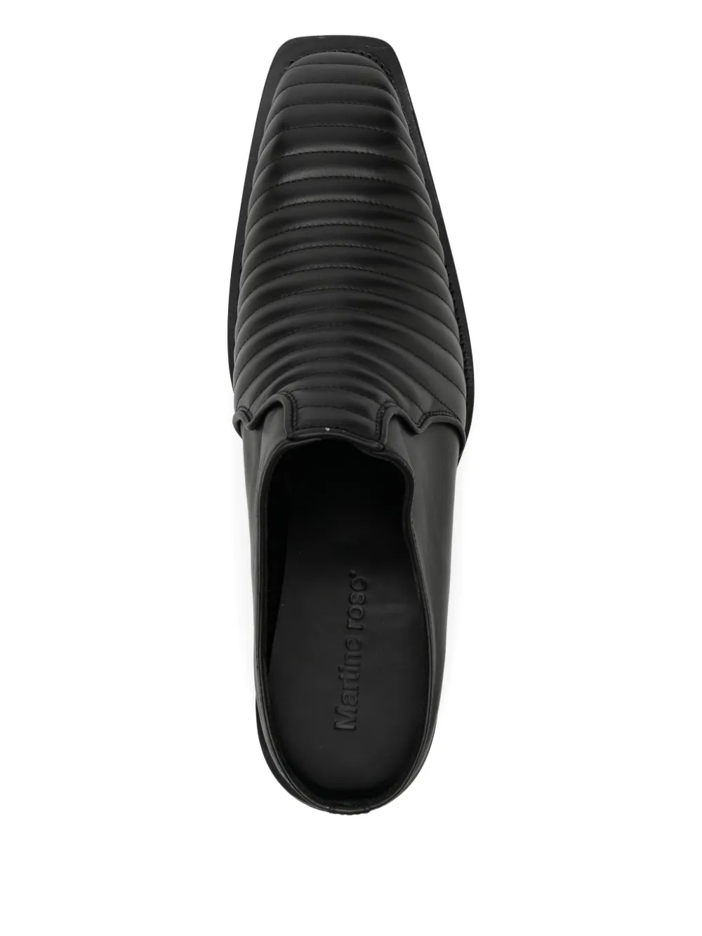 Martine Rose Cowboy mules Black