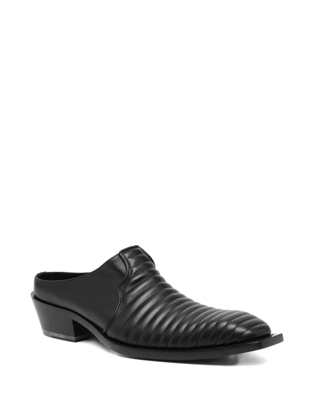Martine Rose Cowboy mules - Zwart