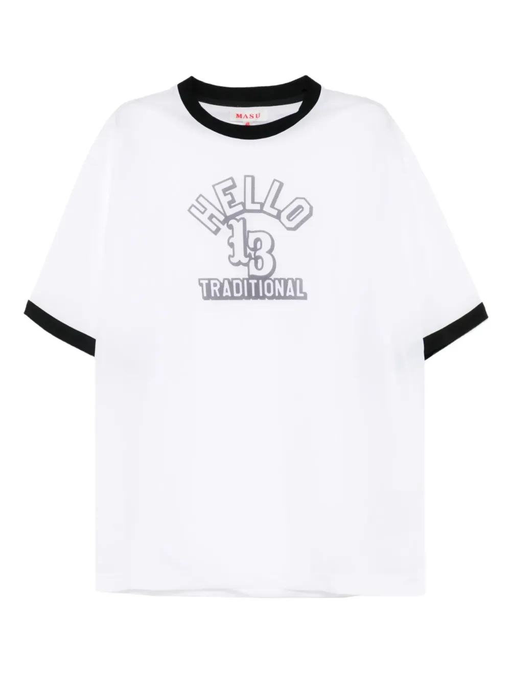 MASU printed T-shirt | White | Image 1