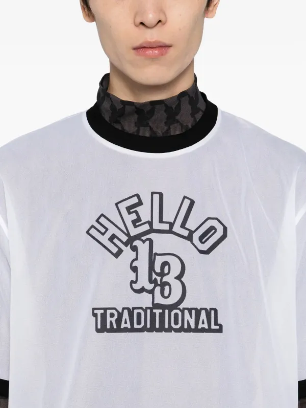 MASU Printed T-shirt | White | FARFETCH ZA