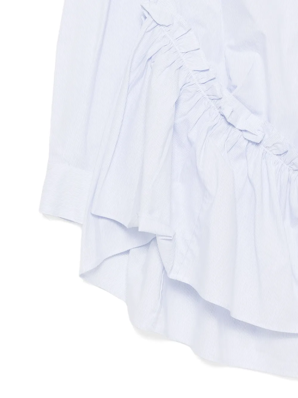 Rokh Gestreept katoenen blouse Blauw