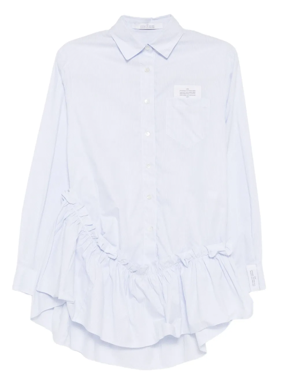Rokh striped cotton shirt | Blue | Image 1