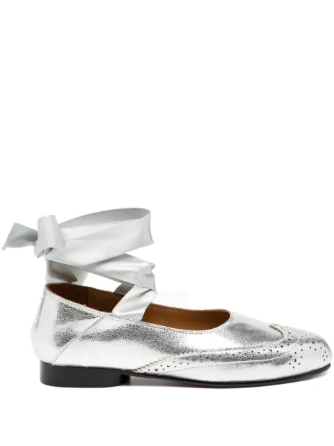 MASU wing tip ballet shoes