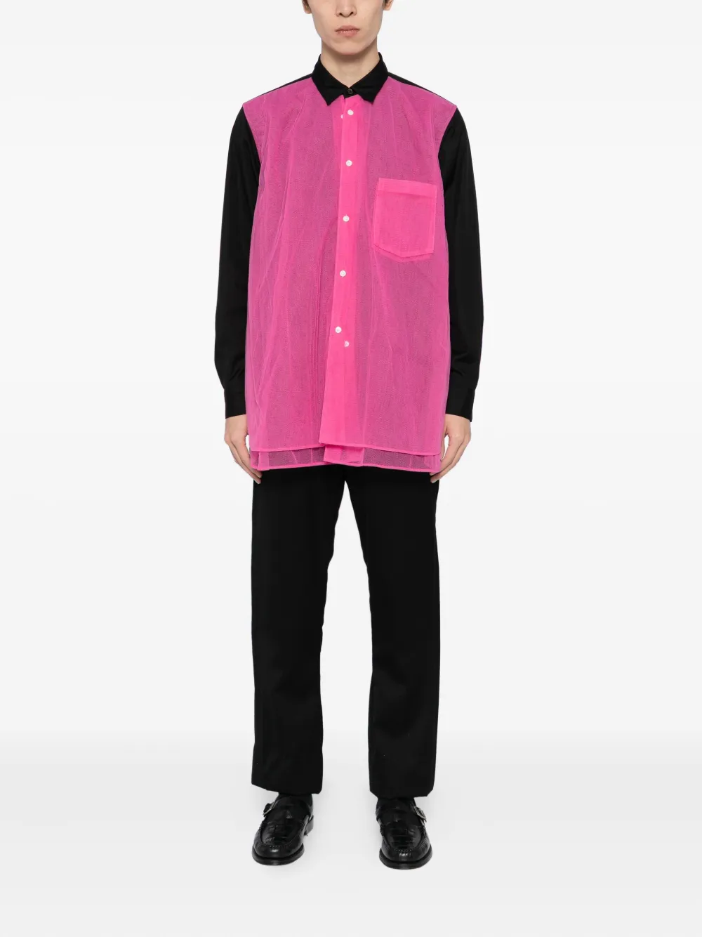 Comme des Garçons Homme Plus contrast-color shirt | Image 2