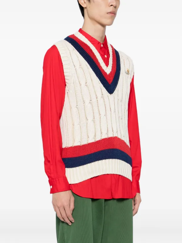 MASU Decayed ニットベスト | ニュートラル | FARFETCH JP