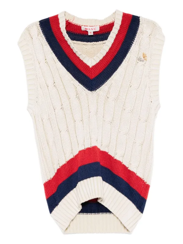 22SS MASUエムエーエスユー ニット ベスト 2022SS】 MASU (マス/エムエーエスユー) 