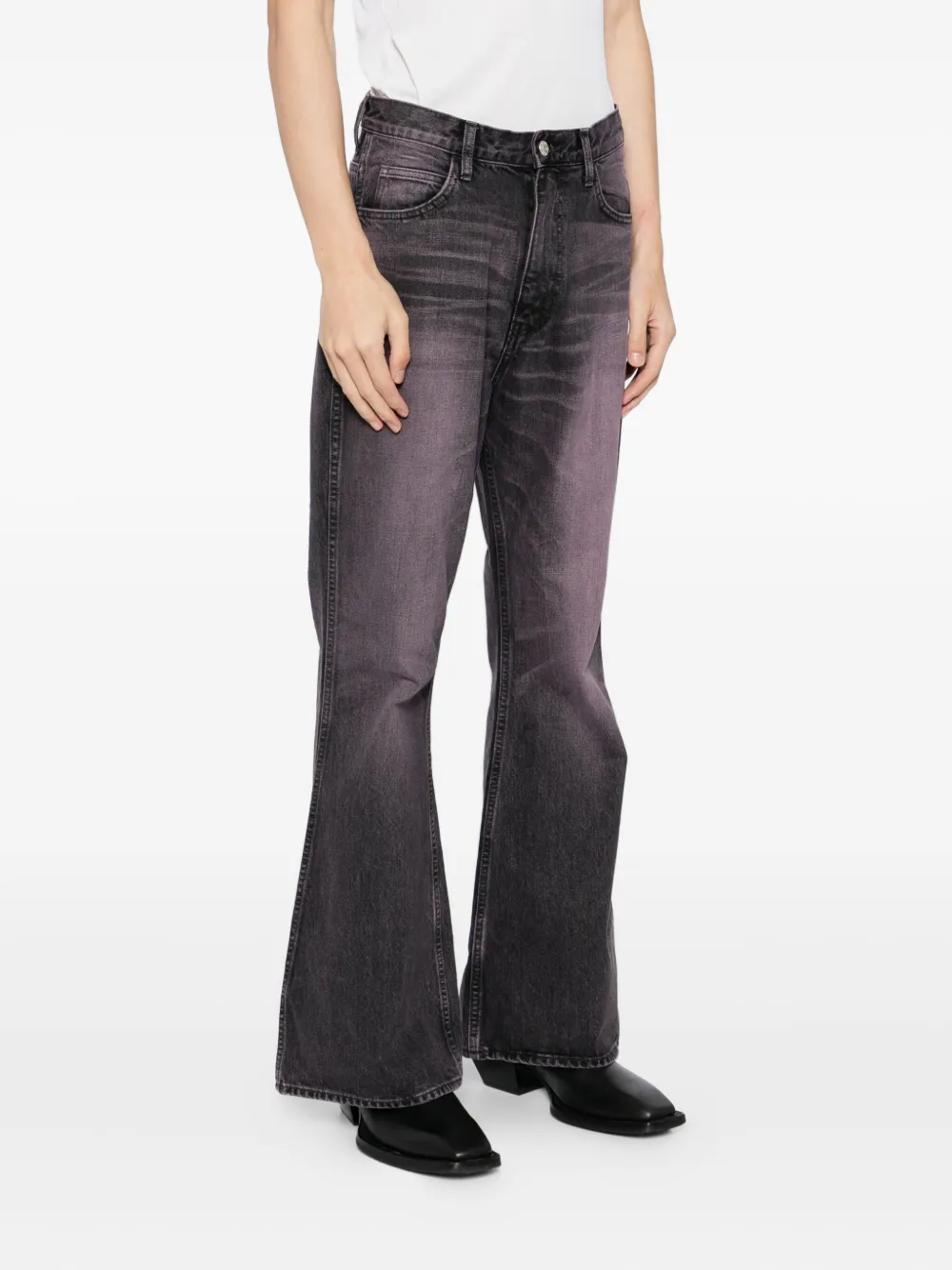 MASU Flared jeans Zwart