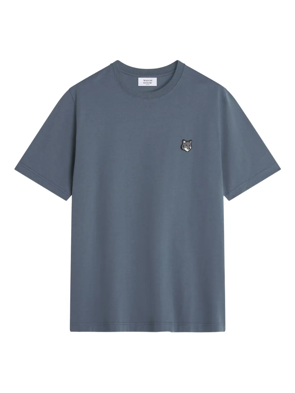 Maison Kitsuné フォックスヘッド Tシャツ - ブルー Maison Kitsuné フォックスヘッド Tシャツ - ブルー