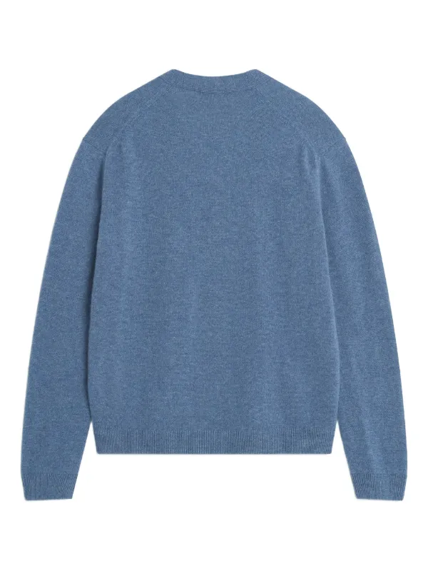 Maison Kitsuné フォックスパッチ カーディガン | ブルー | FARFETCH JP