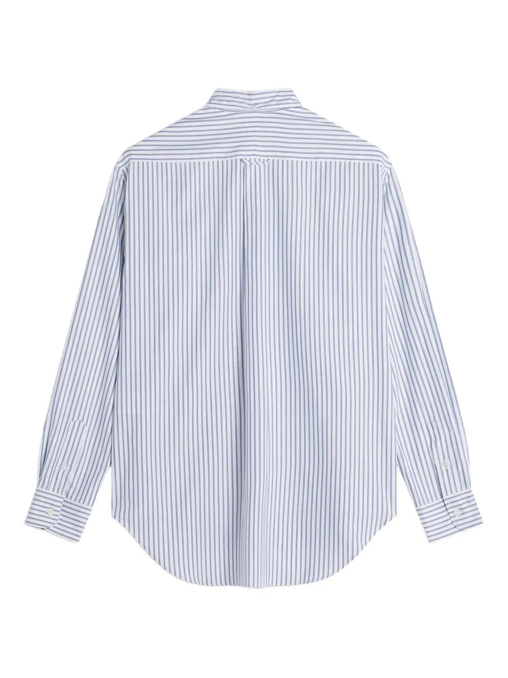 Maison Kitsuné Gestreept overhemd Blauw