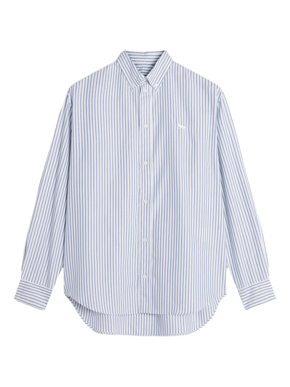 Maison Kitsuné ストライプ シャツ - ブルー Maison Kitsuné ストライプ シャツ - ブルー