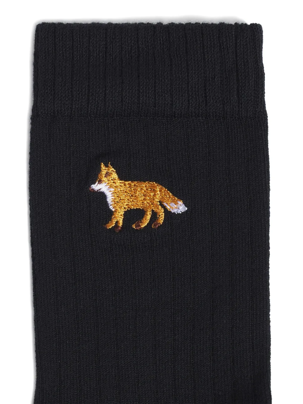 Maison Kitsuné Baby Fox embroidered socks | Image 2